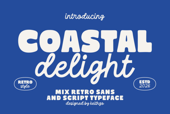 The Coastal Delight Font: a Design Guide