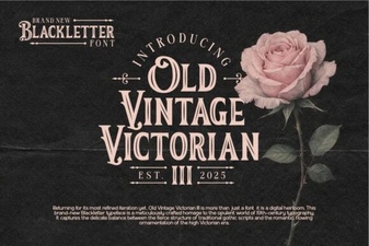 Free Vintage Victorian Fonts for Creative Projects