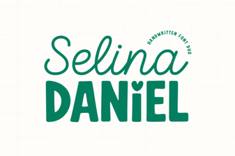 Selina & Daniel Duo Font for Creative Projects